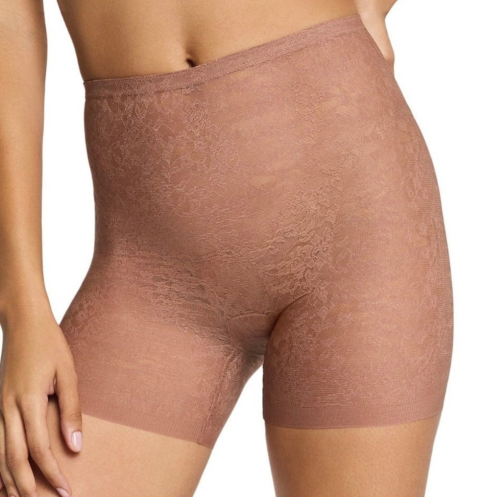 Spanx Supersmooth Day to Date Night Lace Girlshort Cinnamon 10594R L